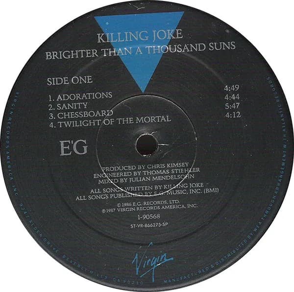 Killing Joke — Brighter Than A Thousand Suns
