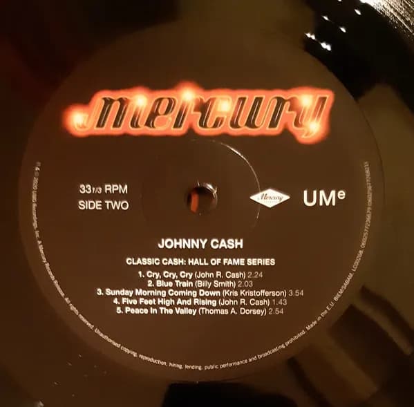 Johnny Cash — Classic Cash: Hall Of Fame Series
