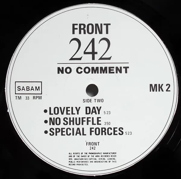 Front 242 — No Comment