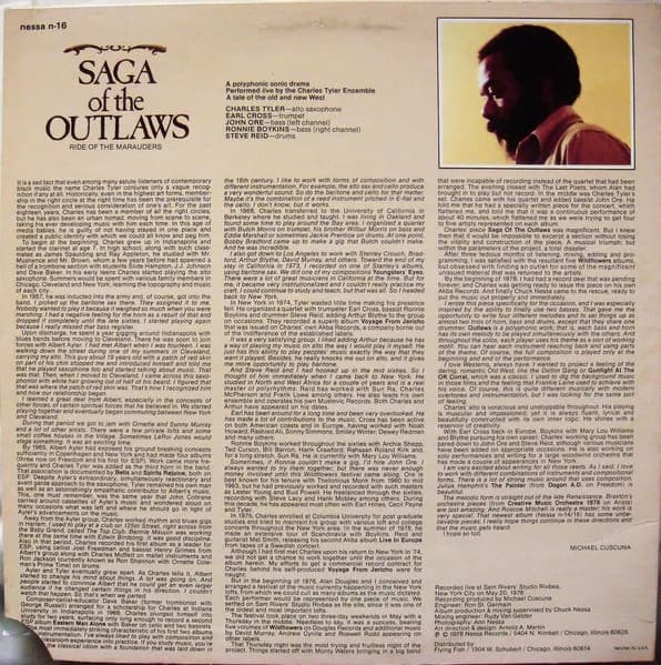 Charles Tyler — Saga Of The Outlaws