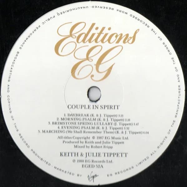 Keith & Julie Tippett — Couple In Spirit
