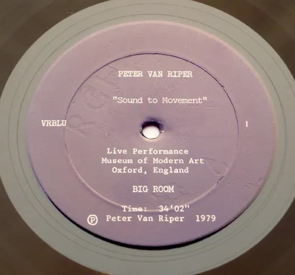 Peter Van Riper — Sound To Movement: New Music For Saxophones