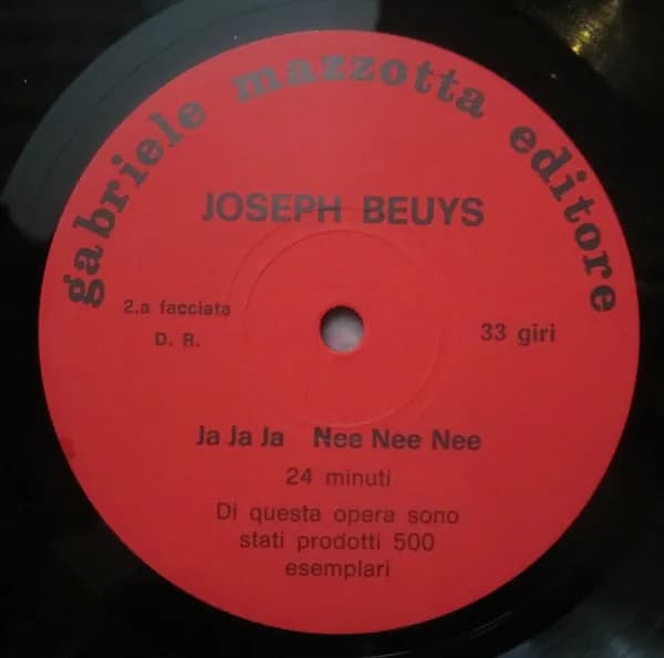 Joseph Beuys — Ja Ja Ja Nee Nee Nee
