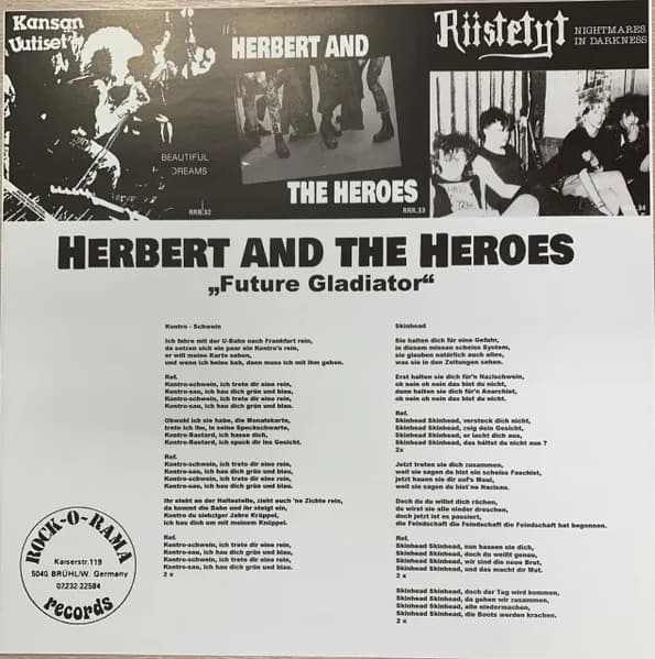 Herbert And The Heroes — Future Gladiator