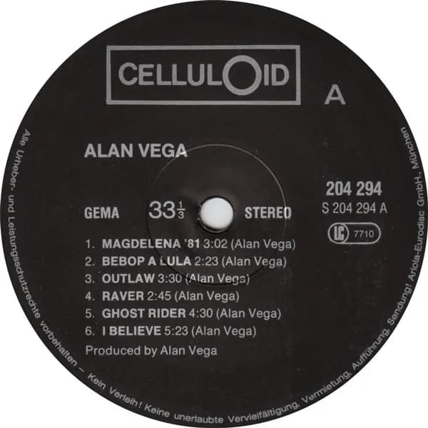Alan Vega — Collision Drive