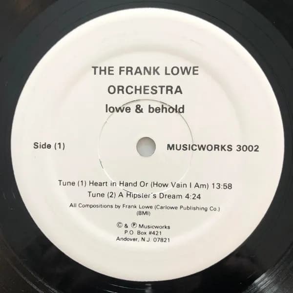 The Frank Lowe Orchestra — Lowe And Behold