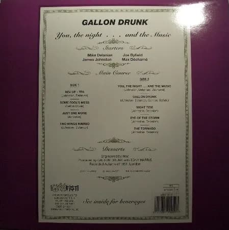 Gallon Drunk — You, The Night ... And The Music