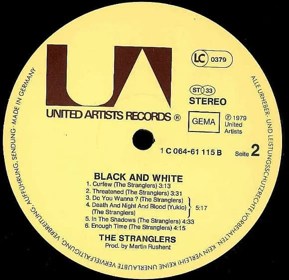 The Stranglers — Black And White