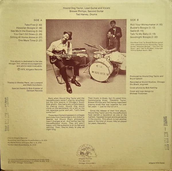 Hound Dog Taylor & The House Rockers — Natural Boogie