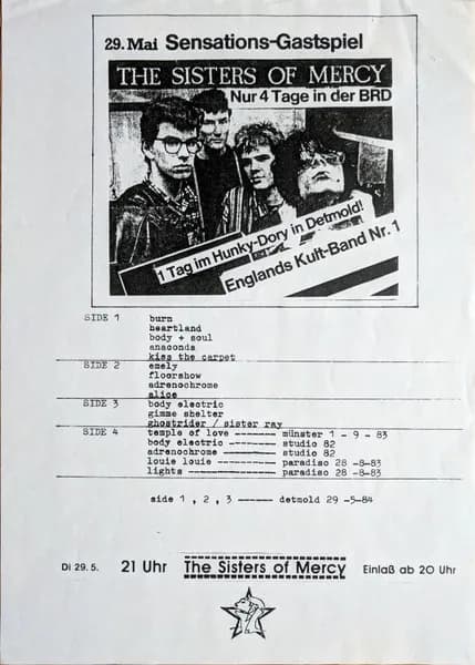 The Sisters Of Mercy — The Lights Shine Clear Through The Sodium Haze