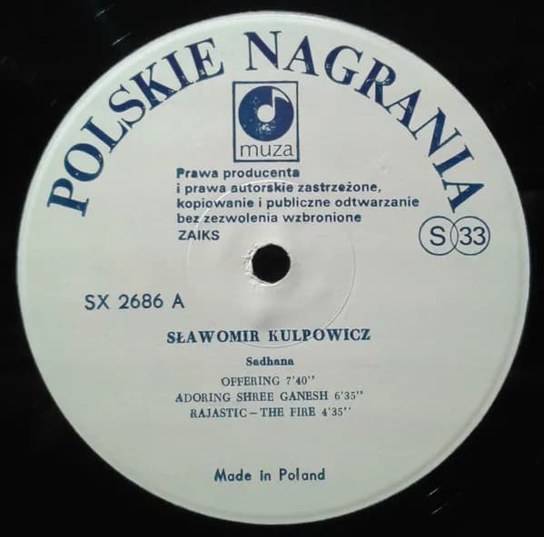 Sławomir Kulpowicz — Sadhana