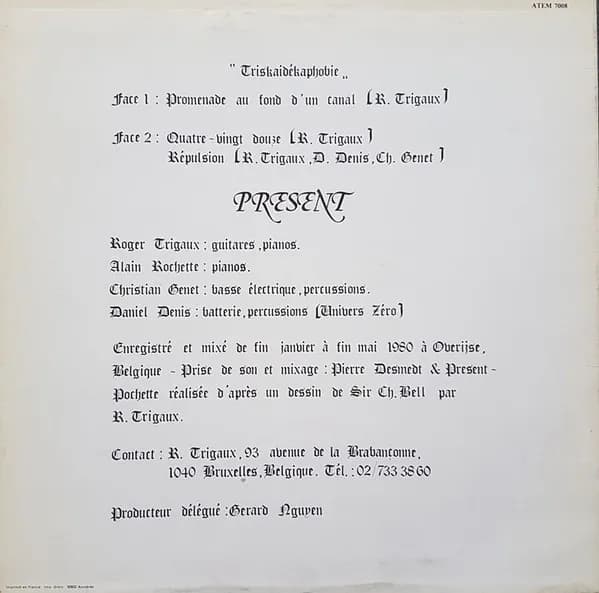 Present — Triskaidékaphobie