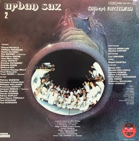 Urban Sax, Gilbert Artman — Urban Sax 2