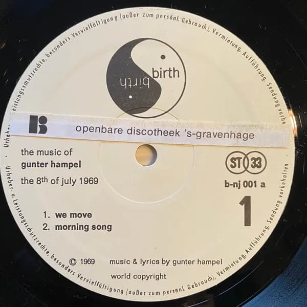 Gunter Hampel — The 8th Of July 1969
