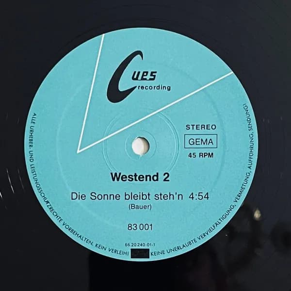 Westend 2 — Vergessen / Die Sonne Bleibt Steh'n