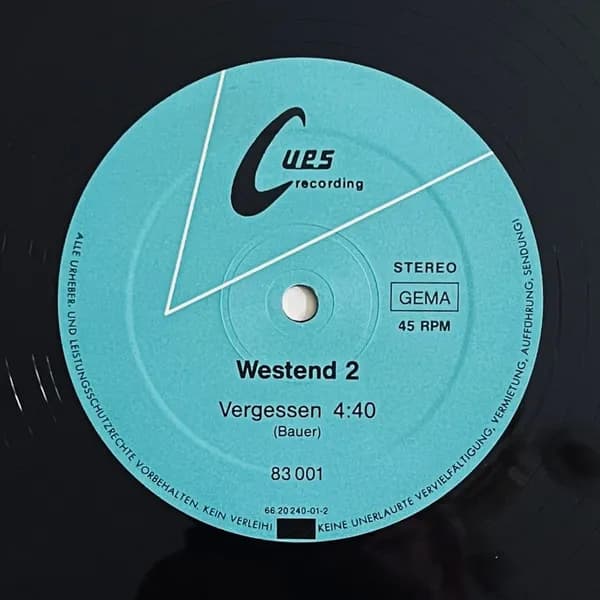 Westend 2 — Vergessen / Die Sonne Bleibt Steh'n