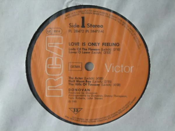 Donovan — Love Is Only Feeling