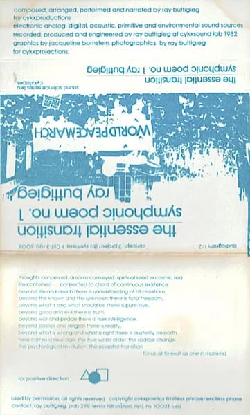 Ray Buttigieg — The Essential Transition / Symphonic Poem No.1
