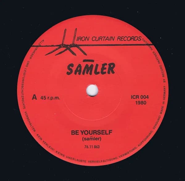 Sam̄ler — Be Yourself / MG