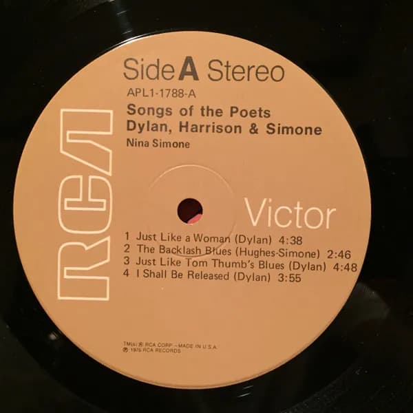 Nina Simone — Songs Of The Poets : Dylan, Harrison & Simone