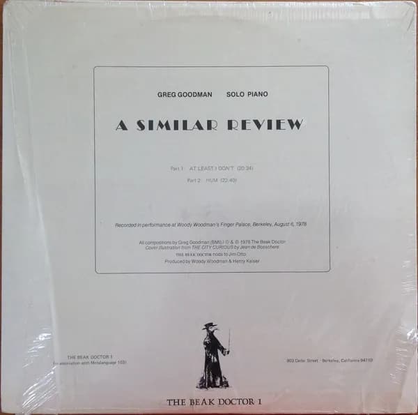 Greg Goodman — A Similar Review