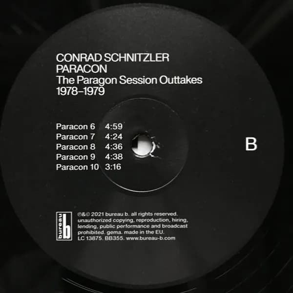 Conrad Schnitzler — Paracon (The Paragon Session Outtakes 1978-1979)