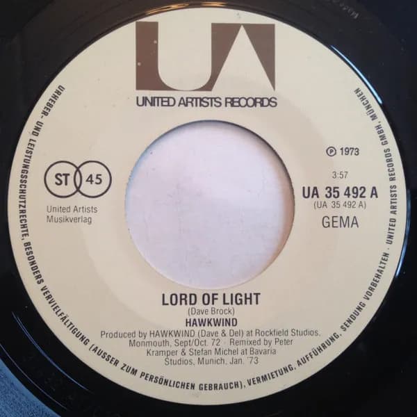 Hawkwind — Lord Of Light / Born To Go