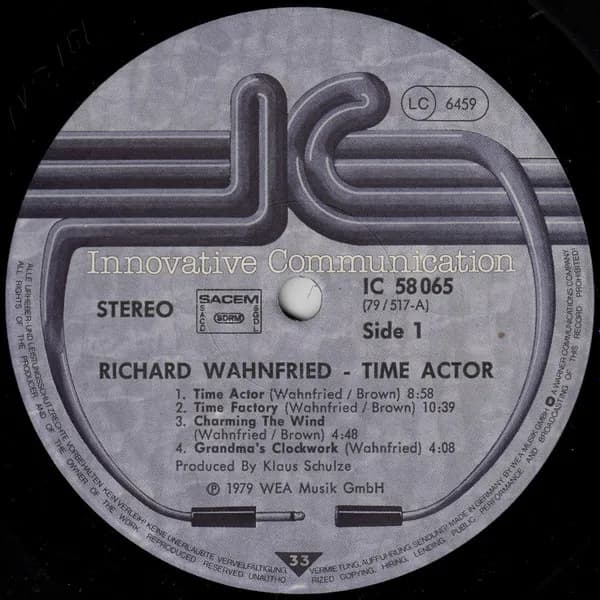 Richard Wahnfried — Time Actor
