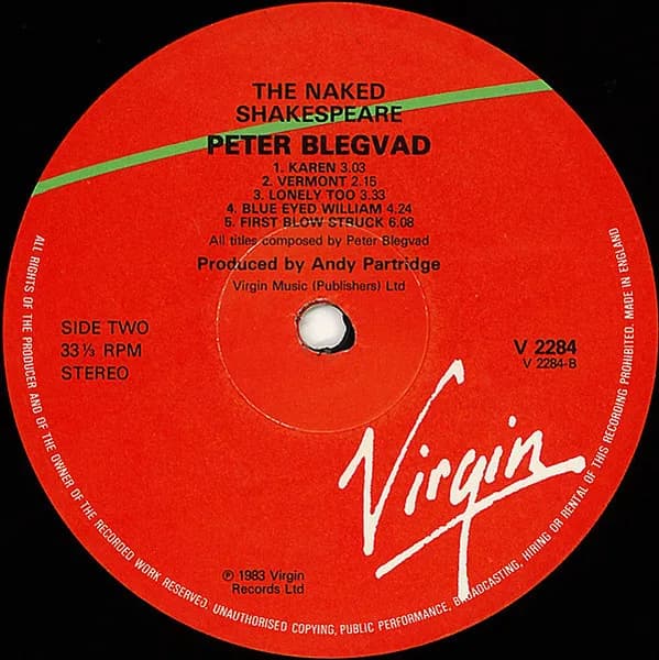 Peter Blegvad — The Naked Shakespeare