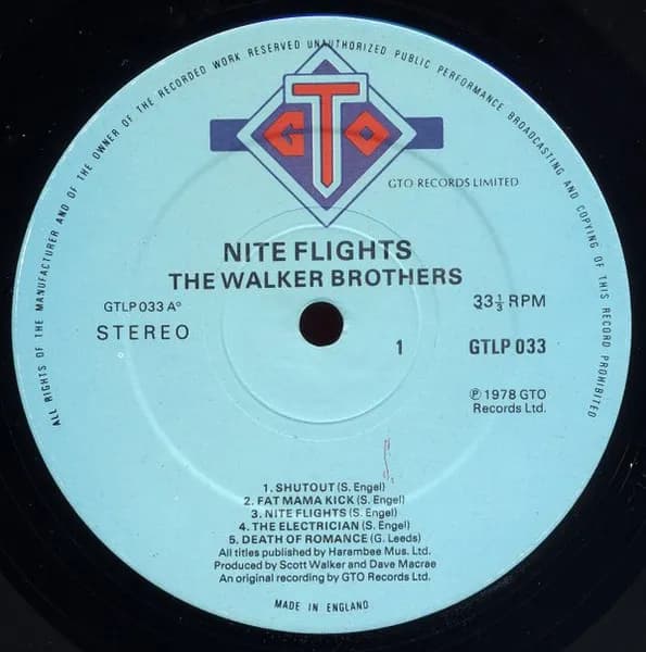 The Walker Brothers — Nite Flights