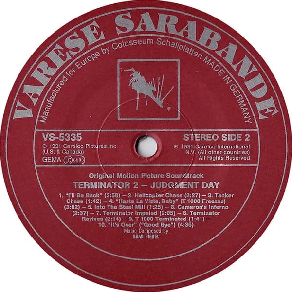 Brad Fiedel — Terminator 2: Judgment Day (Original Motion Picture Soundtrack)