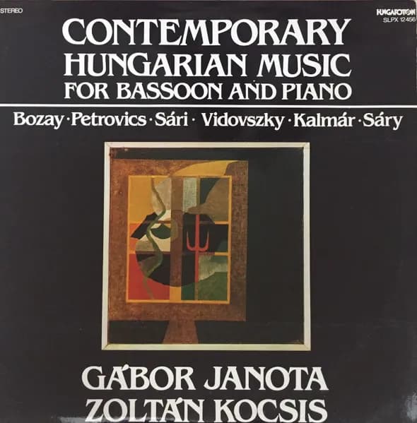 Contemporary Hungarian Music For Bassoon And Piano
