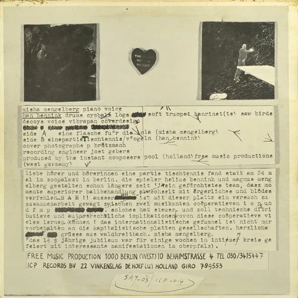 Misha Mengelberg / Han Bennink — Einepartietischtennis
