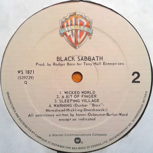 Black Sabbath — Black Sabbath