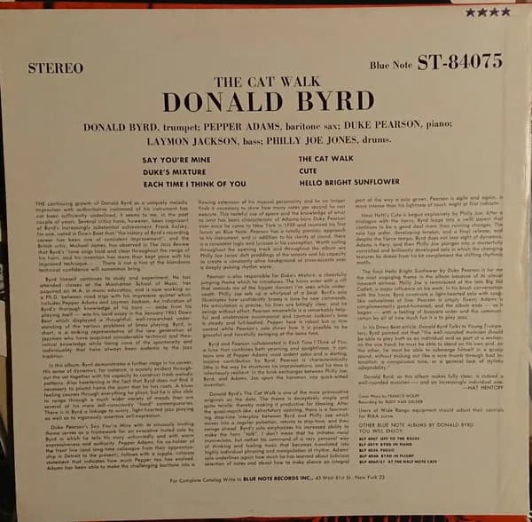 Donald Byrd — The Cat Walk