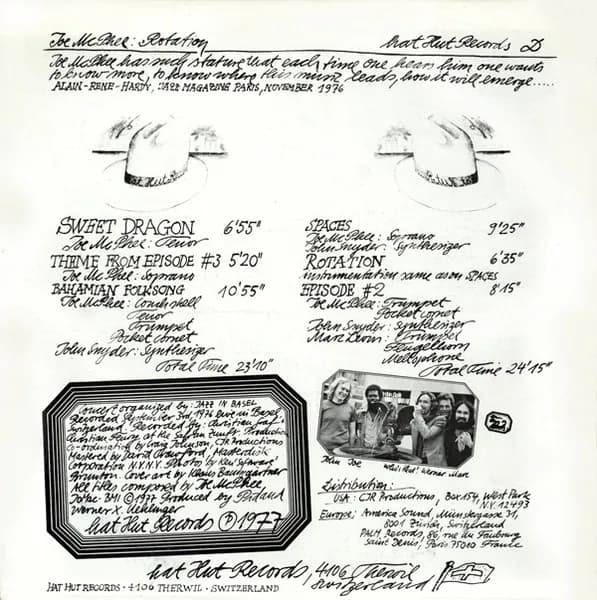Joe McPhee — Rotation