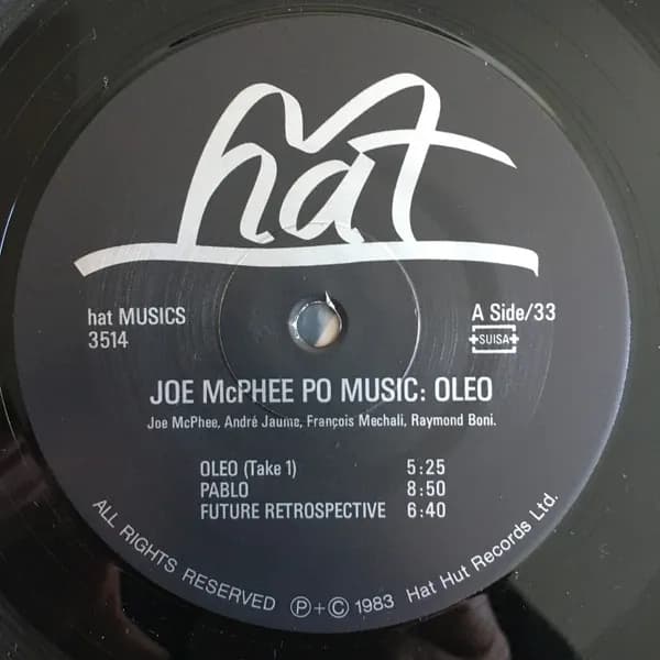 Joe McPhee Po Music — Oleo