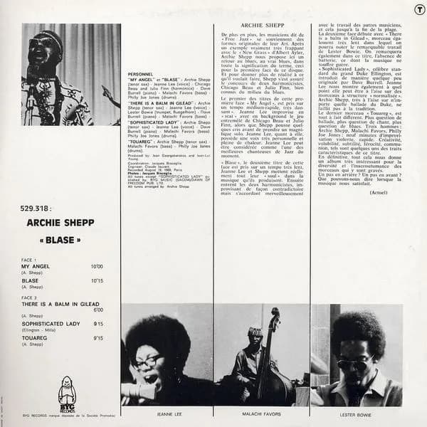 Archie Shepp — Blasé