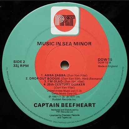 Captain Beefheart — Music In Sea Minor