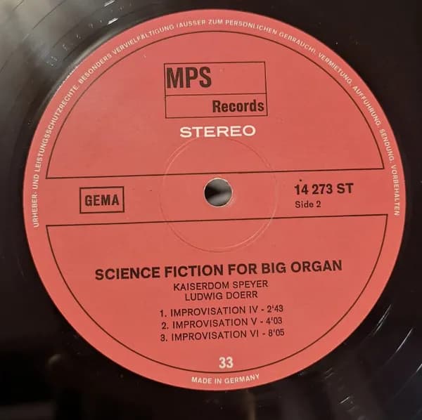 Ludwig Doerr — Science Fiction For Big Organ