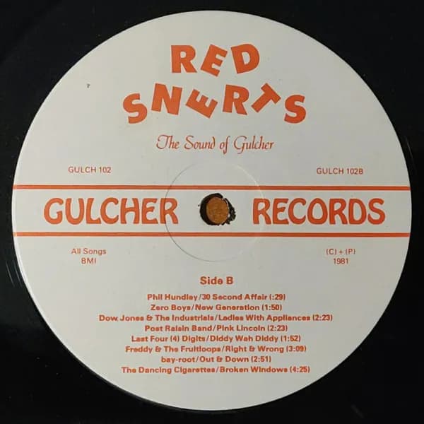 Various — Red Snerts - The Sound Of Gulcher