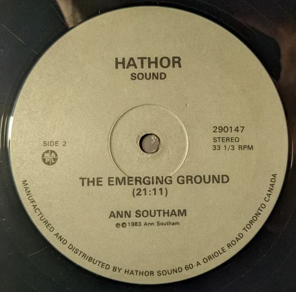 Ann Southam — The Reprieve, The Emerging Ground
