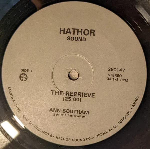 Ann Southam — The Reprieve, The Emerging Ground