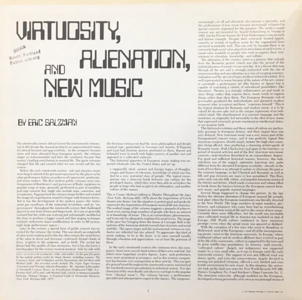 Milton Babbitt / Leslie Bassett / William O. Smith / Charles Wuorinen — New Music For Virtuosos