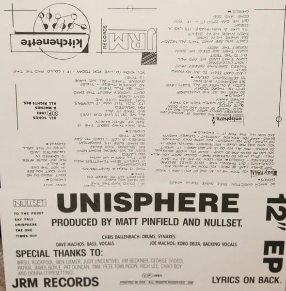 Nullset — Unisphere