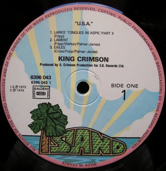 King Crimson — USA
