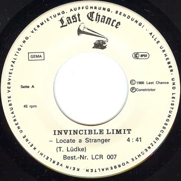 The Invincible Limit — Locate A Stranger / Push!