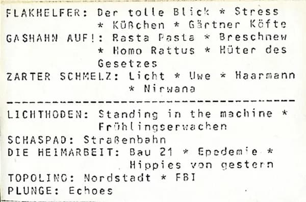 Various — Schutzlos Und Unsicher Im Zeichen Der Burg