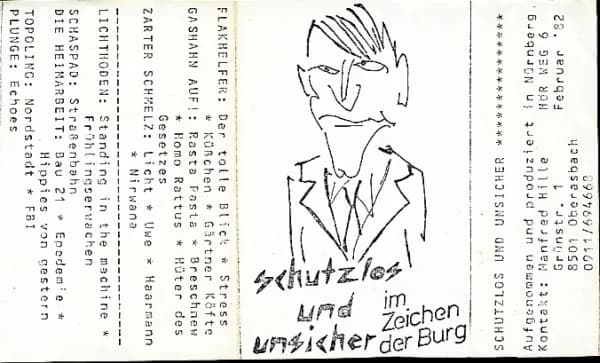 Various — Schutzlos Und Unsicher Im Zeichen Der Burg