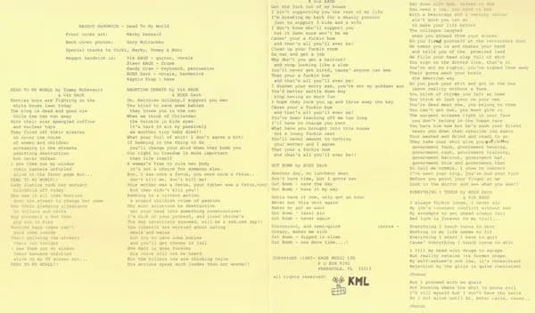 Maggot Sandwich — Dead To My World